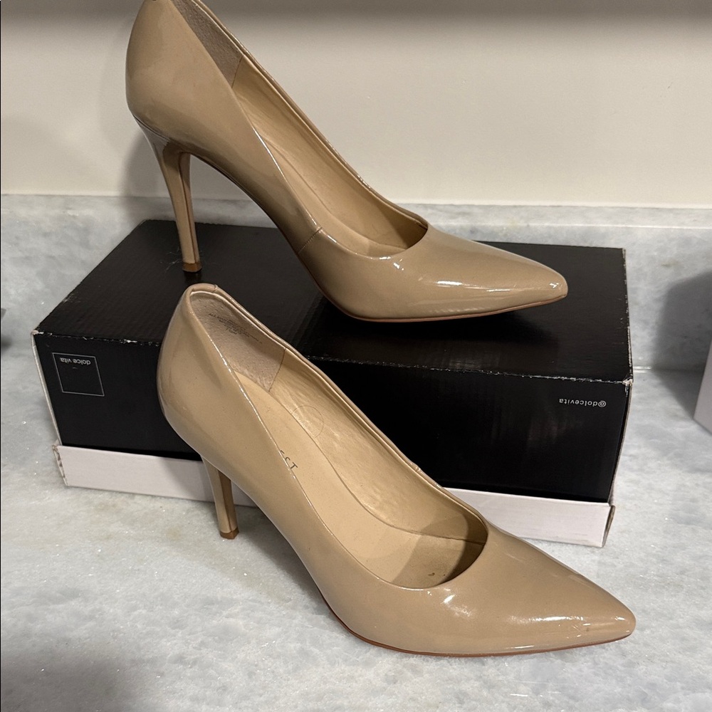 Nine West Classic Beige Heels